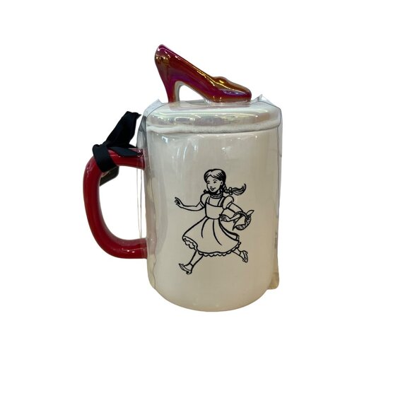 Rae Dunn The Wizard of Oz Mug There's No Place Like Home Dorothy Mug Heel Lid NW - Picture 2 of 4